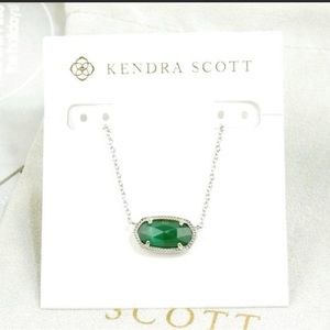 Green Kendra Scott necklace brand new